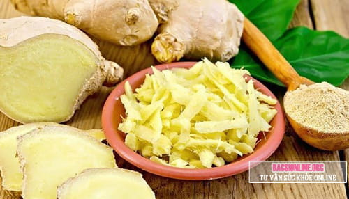 Gừng tươi giúp giảm nhẹ triệu chứng sùi mào gà Gừng tươi giúp giảm nhẹ triệu chứng sùi mào gà