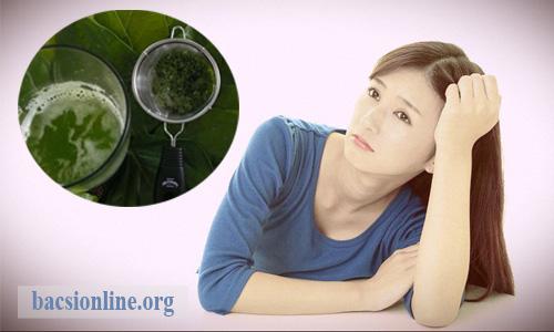 khí hư màu trắng đục khắc phục bằng lá trầu không