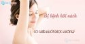 Bị bệnh hôi nách có chữa khỏi được không?