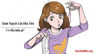 Những triệu chứng khi có kinh nguyệt lần đầu tiên ở bạn nữ
