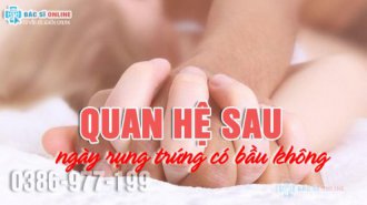 Quan hệ sau ngày rụng trứng có bầu không