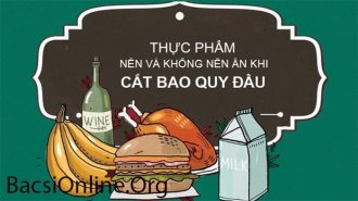 Sau khi cắt bao quy đầu kiêng ăn gì và nên ăn gì?